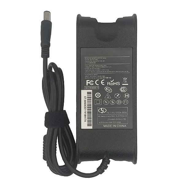 Fonte Para Dell 19.5v 3.34a 65w 7.4 * 5.0 Mm