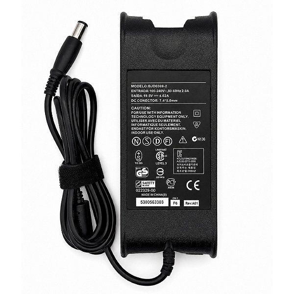 Fonte Para Dell 19.5v 4.62a 90w 7.4 * 5.0 Mm