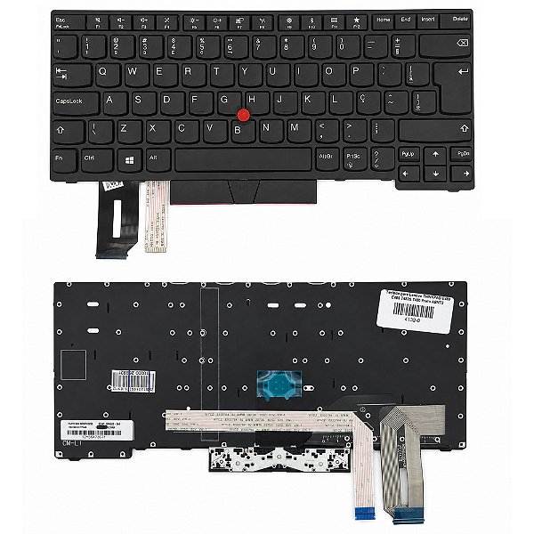 Teclado Para Lenovo Thinkpad E480 E485 T480s T490 Preto Abnt2