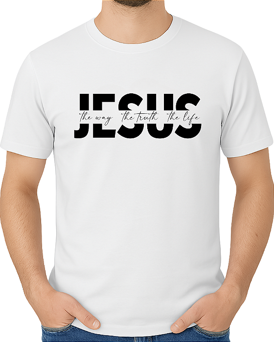 Camiseta casual Jesus LogoFront