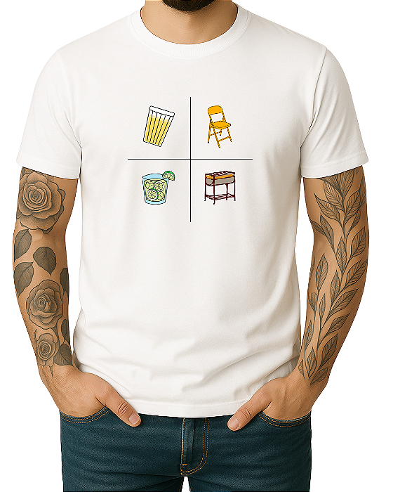 Camiseta casual Churras Kit