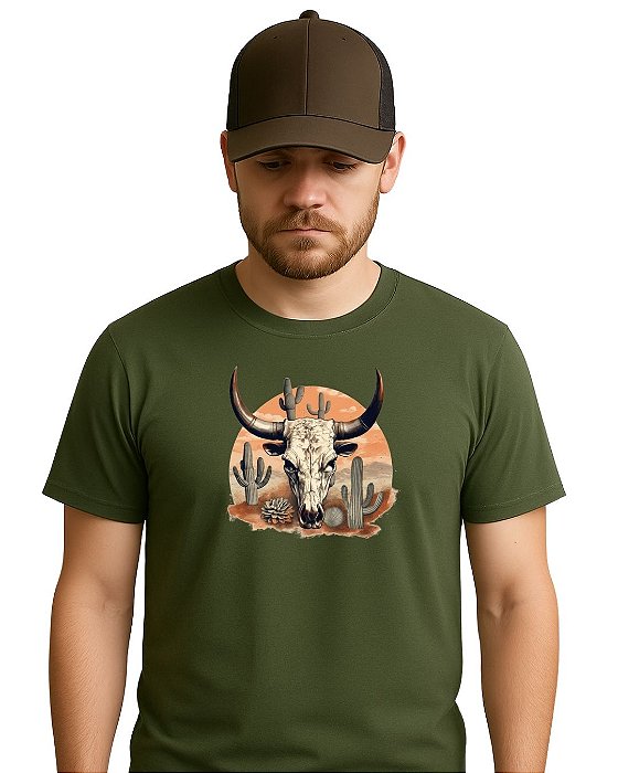 Camiseta casual Country Horn