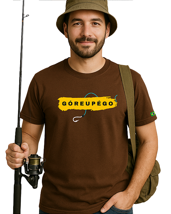 Camiseta casual pescaria GOREUPEGO