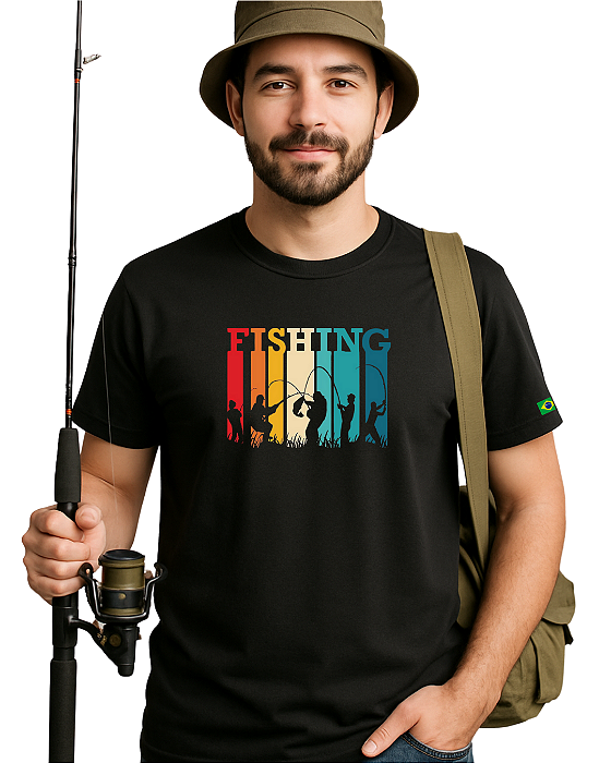 Camiseta casual pescaria FishingCollor