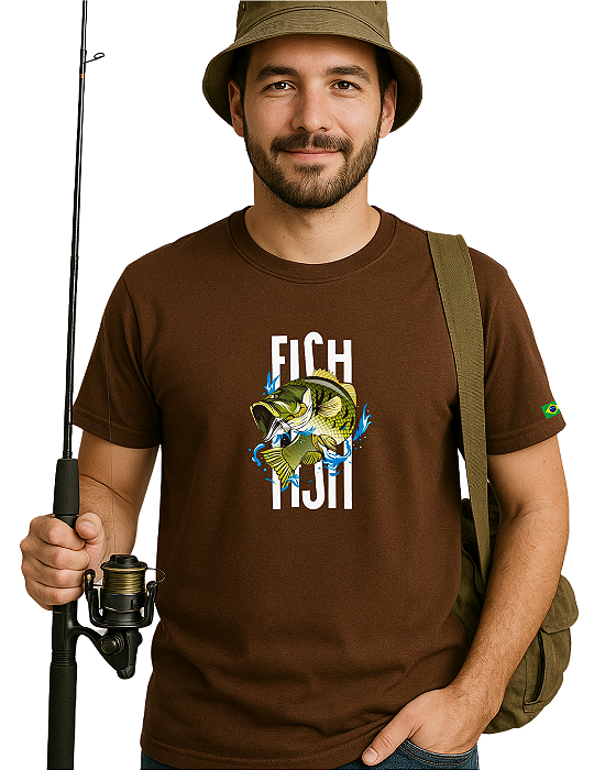 Camiseta casual pescaria FishGreen