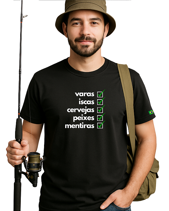 Camiseta casual pescaria Sticks