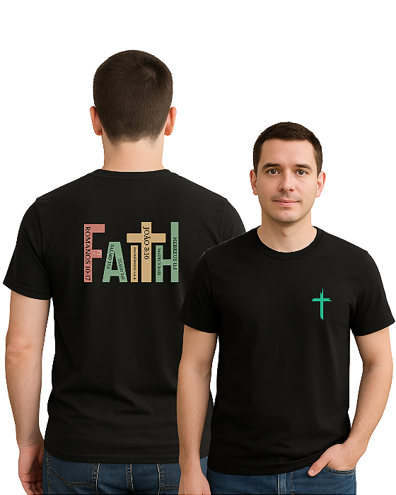 Camiseta Religiosa Faith