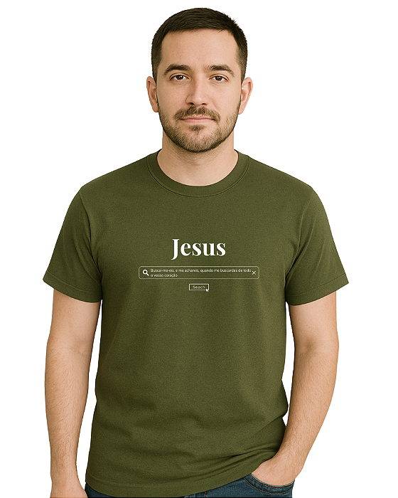 Camiseta Religiosa Jesus Search