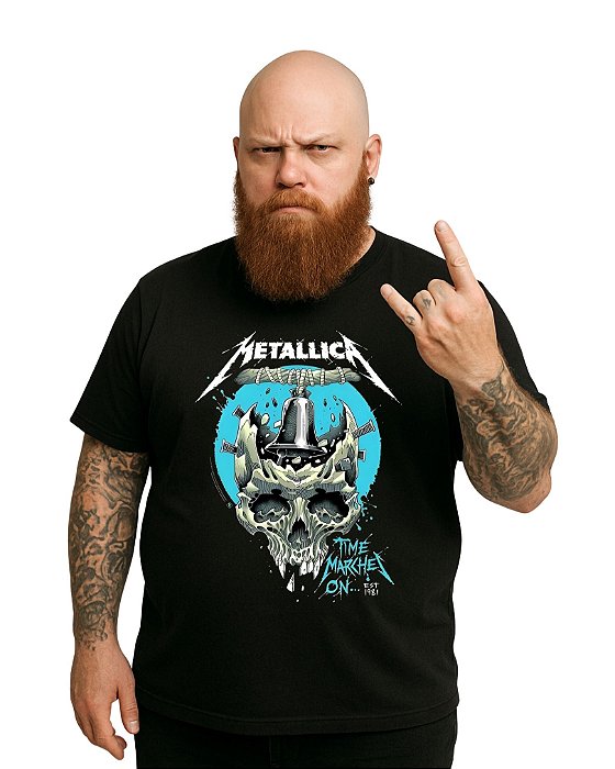 Camiseta Masculina Metallica