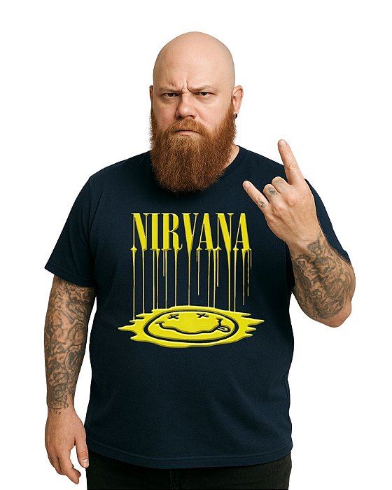Camiseta Masculina Nirvana