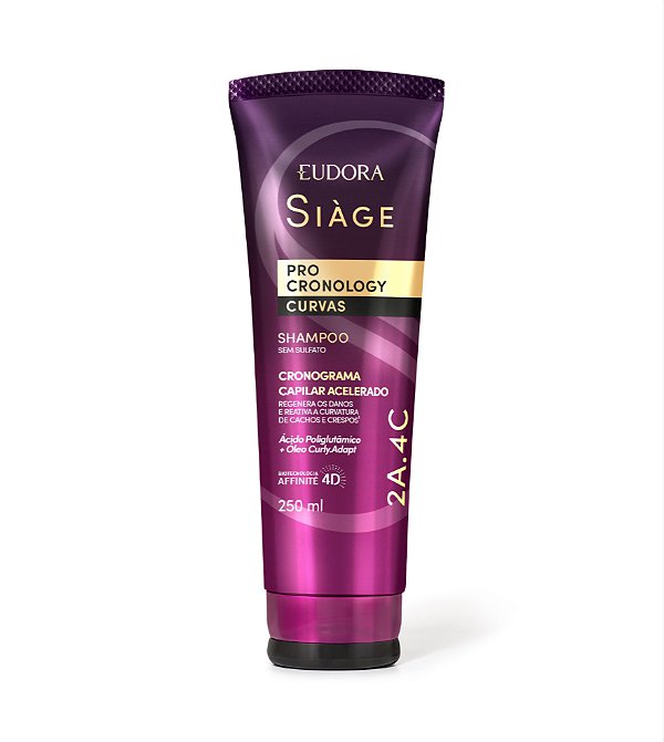 Shampoo Pro Cronology Curvas (250ml) - Eudora Siàge