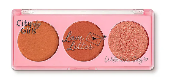 Trio de Blush Love Letter - City Girls