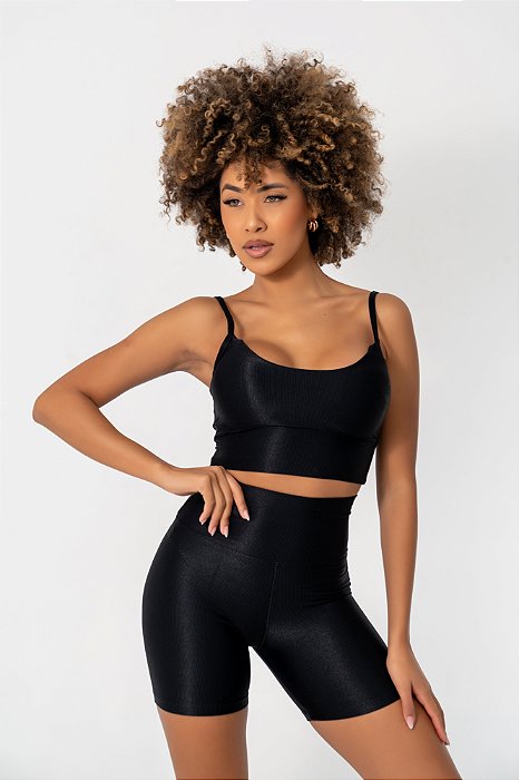 Conjunto Shorts Glow Preto