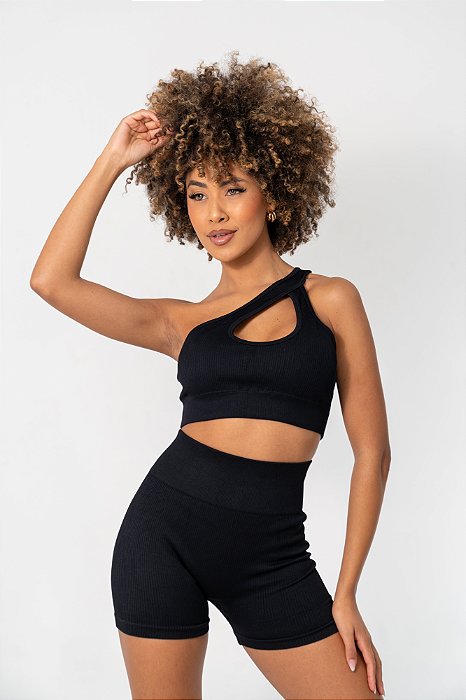 Conjunto Shorts Essence Preto