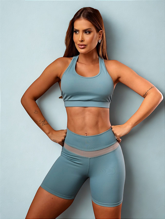 Conjunto Shorts Vitality Pigeon