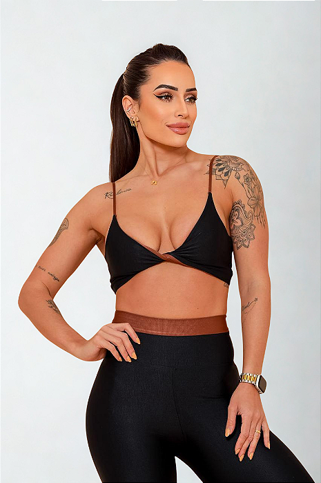 Conjunto Legging Gloss Preto