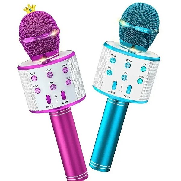 Microfone Infantil Bluetooth Tchonguitos – Diversão e Música para os Pequenos Artistas