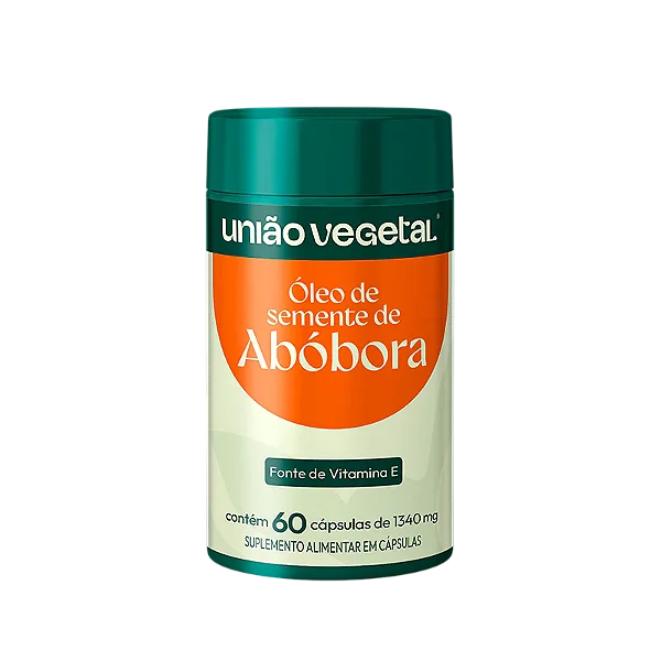 ÓLEO DE SEMENTE DE ABÓBORA UNIÃO VEGETAL 60C
