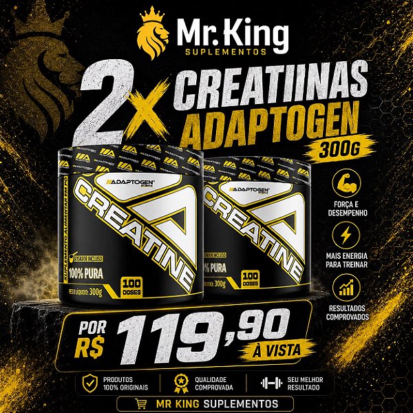 2 CREATINAS ADAPTOGEN (300G CADA)