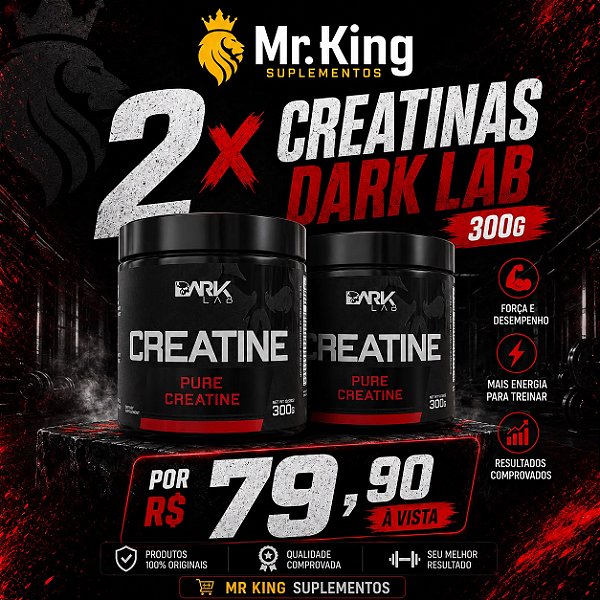 2 CREATINAS DARK LAB (300G CADA)