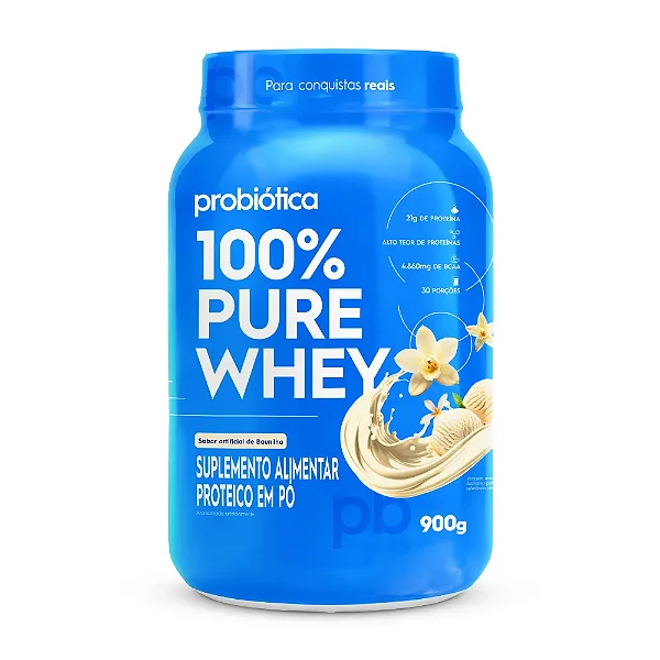WHEY CONCENTRADO PROBIÓTICA 900G