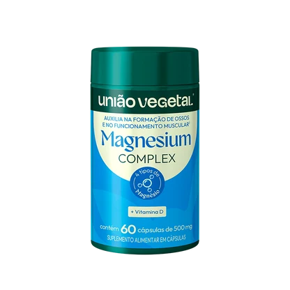 MAGNÉSIO COMPLEX UNIÃO VEGETAL 60C
