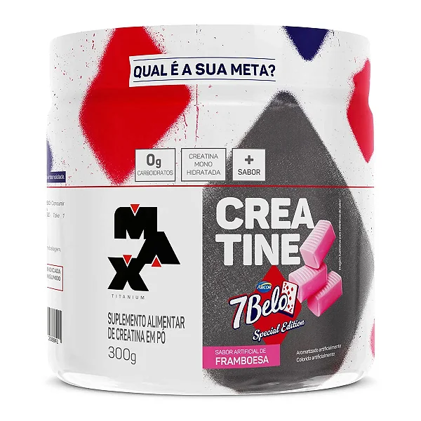 CREATINA 7BELO MAX TITANIUM 300G