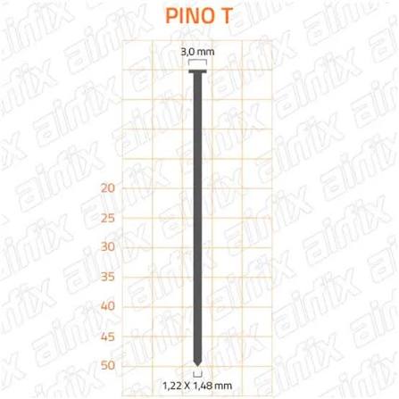 Pinos T45 Airfix 2.500 Unidades Alta Resistência Para Estruturas Pesadas em Madeira
