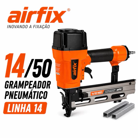 Grampeador 14/50 Airfix Linha 14 Para Estofaria Madeira Montagem Industrial Profissional