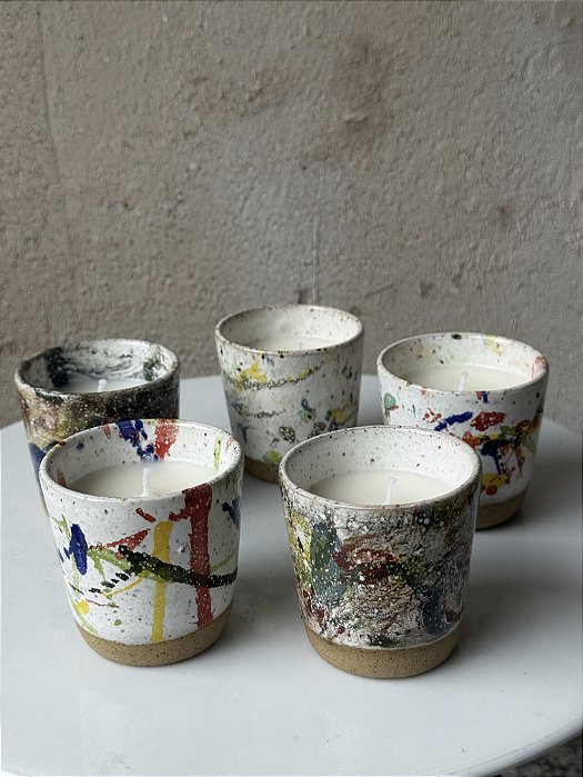 VELA AROMATICA FLOR DE LARANJEIRA COPO CERAMICA 60G