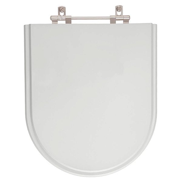Tampa de Vaso Poliester Carrara Cinza Claro para Bacia Deca 6lpf