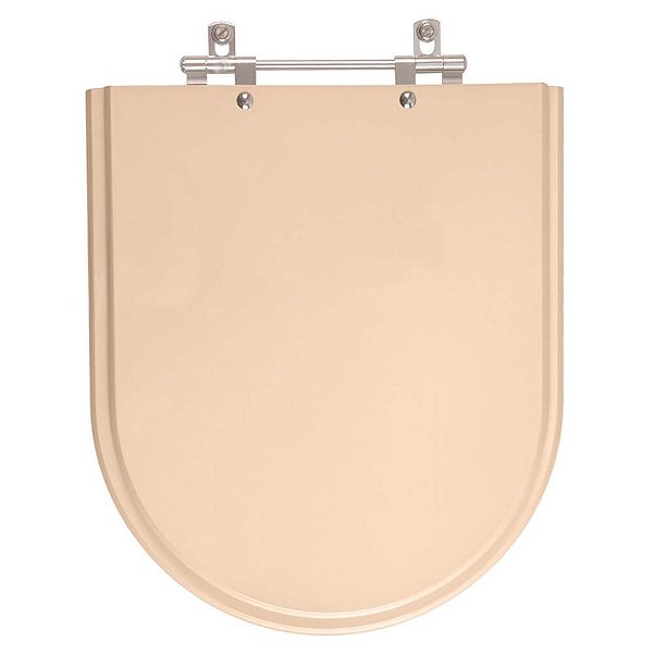 Assento Sanitario Poliester Carrara Rosa Floral para vaso Deca