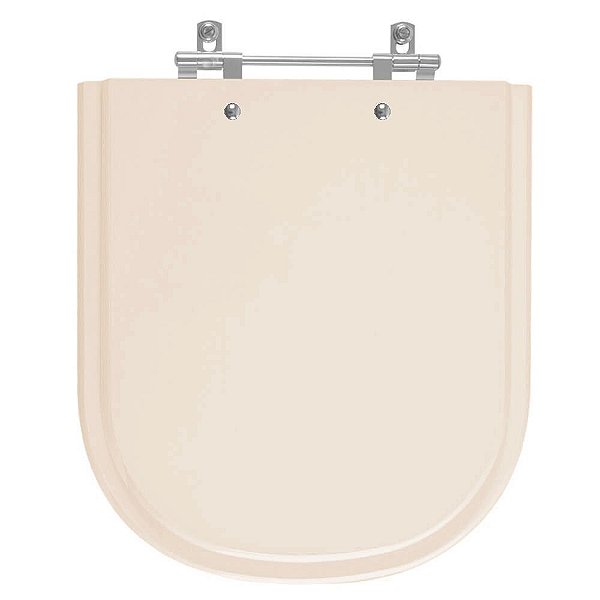 Assento Sanitário Vogue Plus Amendoa para Vaso Deca