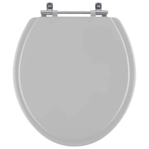 Assento Sanitário Diamantina Cinza Claro para vaso Icasa