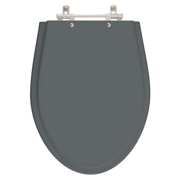 Assento Sanitario Poliester Absolute Cinza Quartzo para vaso Ideal Standard