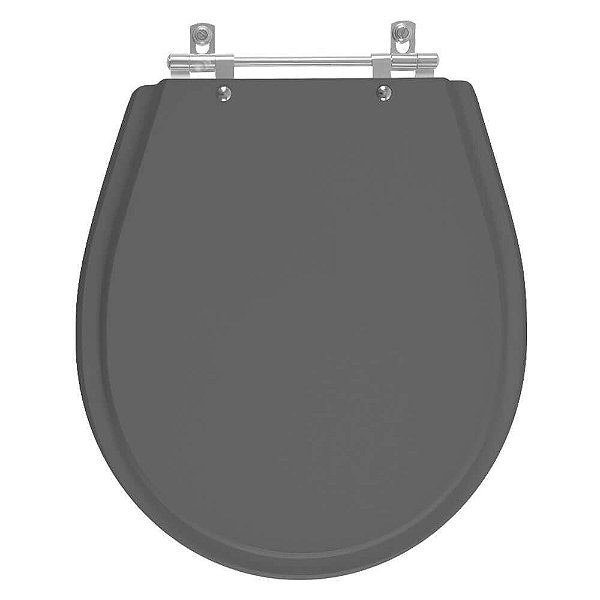 Assento Sanitário Avalon Cinza Quartzo (Cinza Escuro) para vaso Ideal Standard