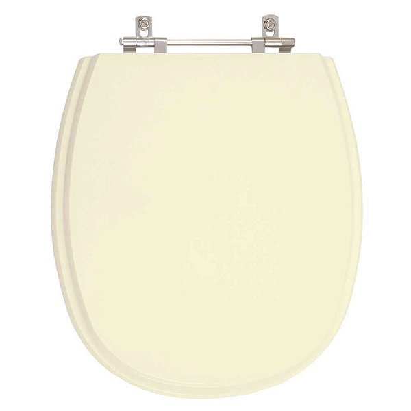 Assento Sanitário Poliester Aspen Creme (bege claro) para vaso Deca