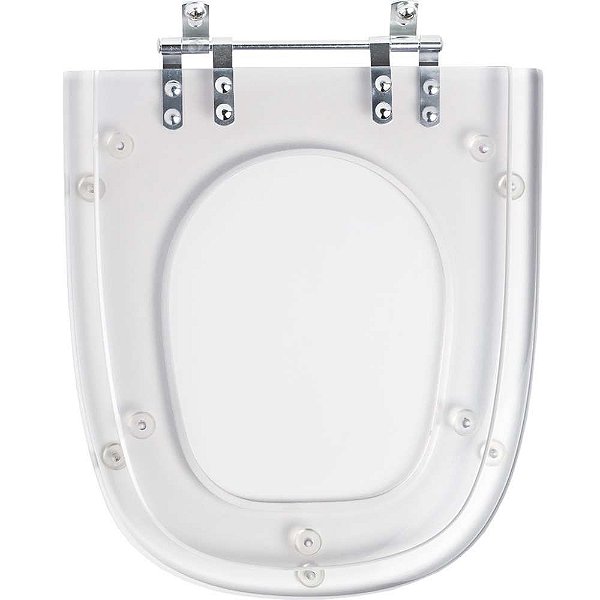 Assento Sanitário Poliester Monte Carlo Transparente