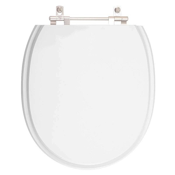 Assento Sanitário Poliester Village Branco Para vaso Deca