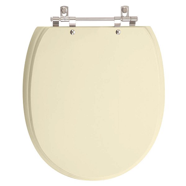 Assento Sanitário Poliester De Ville Amendoa para vaso Deca