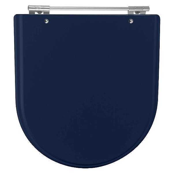 Assento Sanitário Poliester Calypso Azul Navy para vaso Incepa