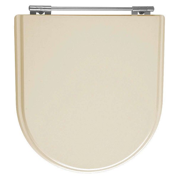 Assento Sanitário Poliester Calypso Bone (Bege) para vaso Incepa