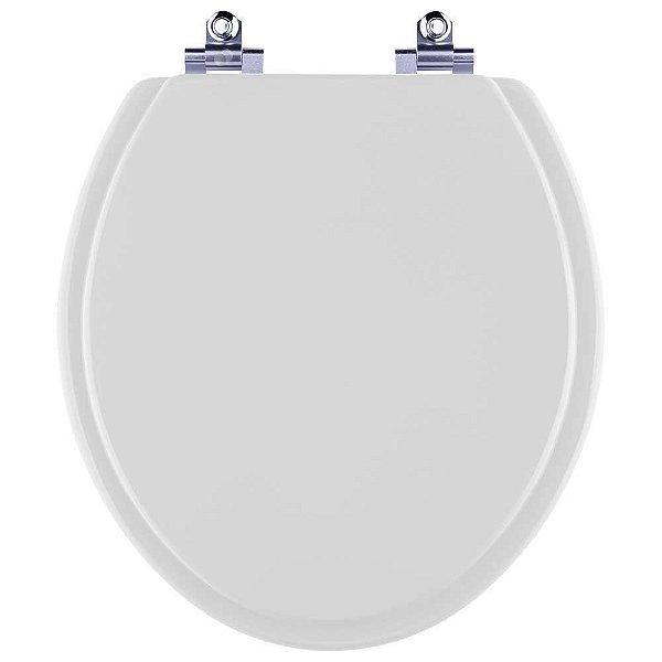 Assento Sanitário MDF Soft Close Flamingo Cinza Claro para vaso Incepa