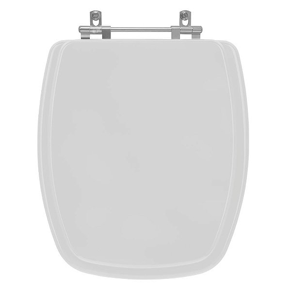 Tampa de Vaso Poliester Stylus Cinza Claro para bacia Celite