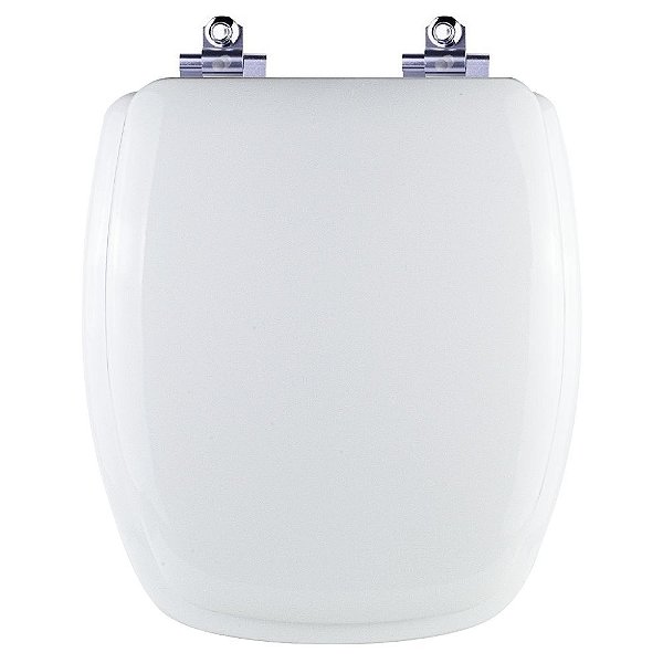 Assento Sanitário Almofadado Soft Close Stylus Branco para vaso Celite