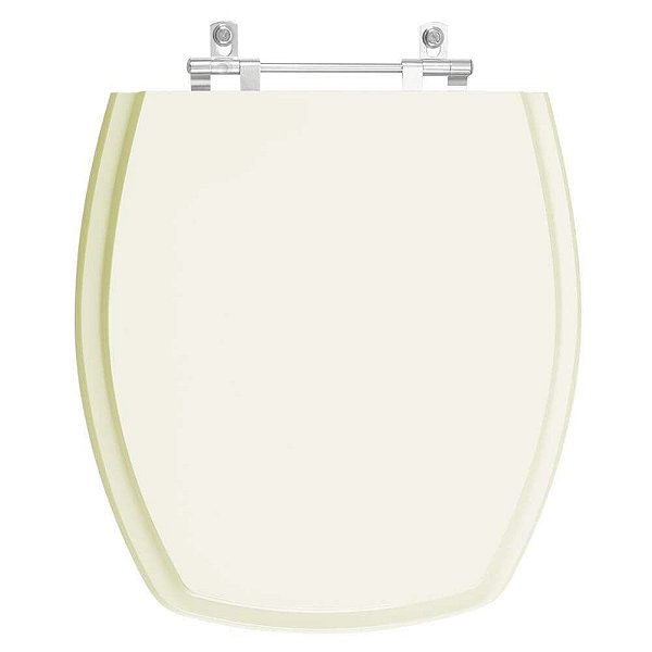 Assento Sanitário Poliester Thema Biscuit (bege claro) para Vaso Incepa 6lpf