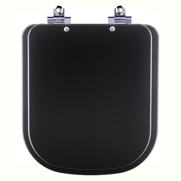 Assento Sanitário Soft Close Axis Ébano Fosco (Preto Fosco) para vaso Deca
