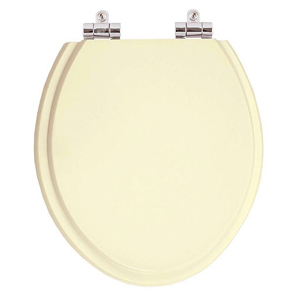 Assento Sanitario com Amortecedor Convencional Oval Pergamon (bege claro) para vaso Celite