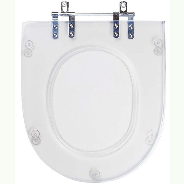 Assento Sanitario Poliester Riviera Transparente para vaso Celite