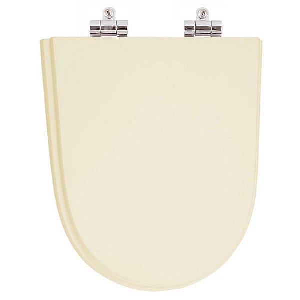 Assento Sanitario com Amortecedor Century Creme para Vaso Deca
